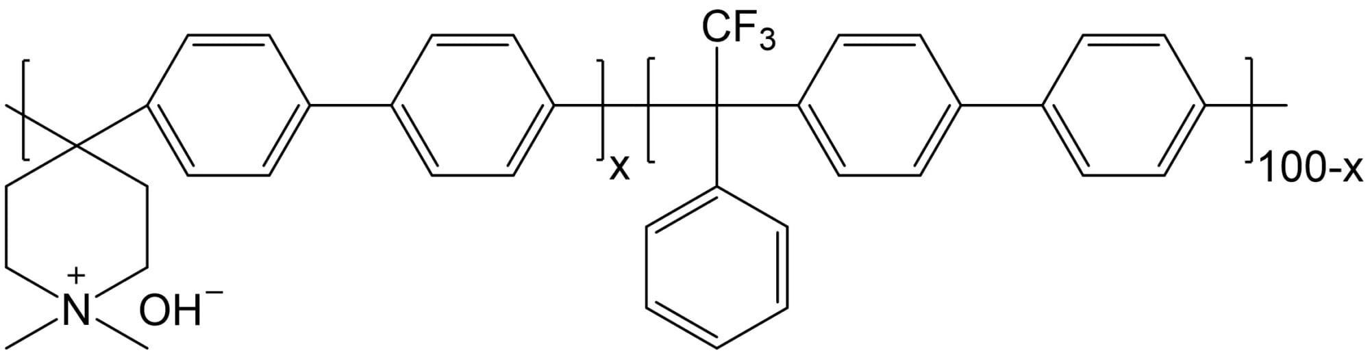 A typical Versogen hydroxide exchange membrane polymer.