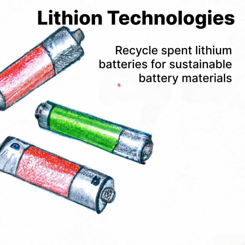 Lithion Technologies (102M to recycle spent lithium batteries for