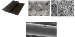 Carbyon carbon fiber support coated with a monolayer of sorbent molecules (Source Carbyon).