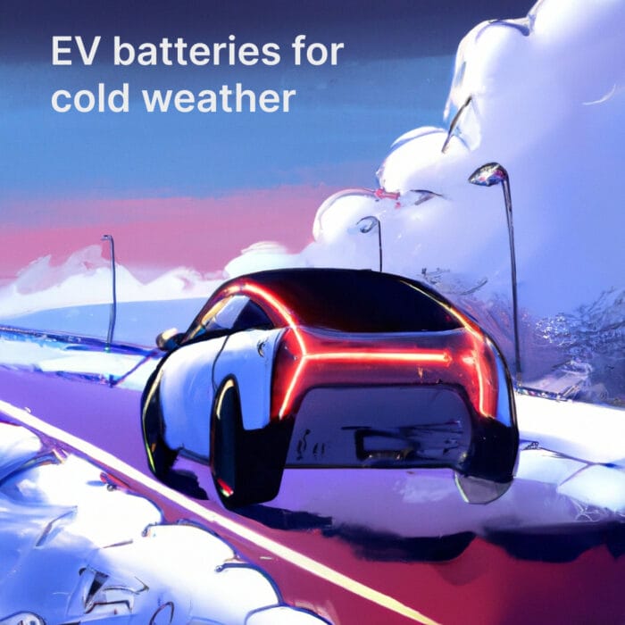 EV battery for cold weather