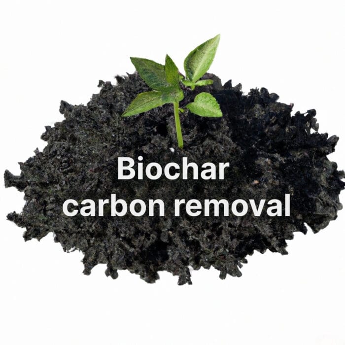 Biochar carbon removal feature